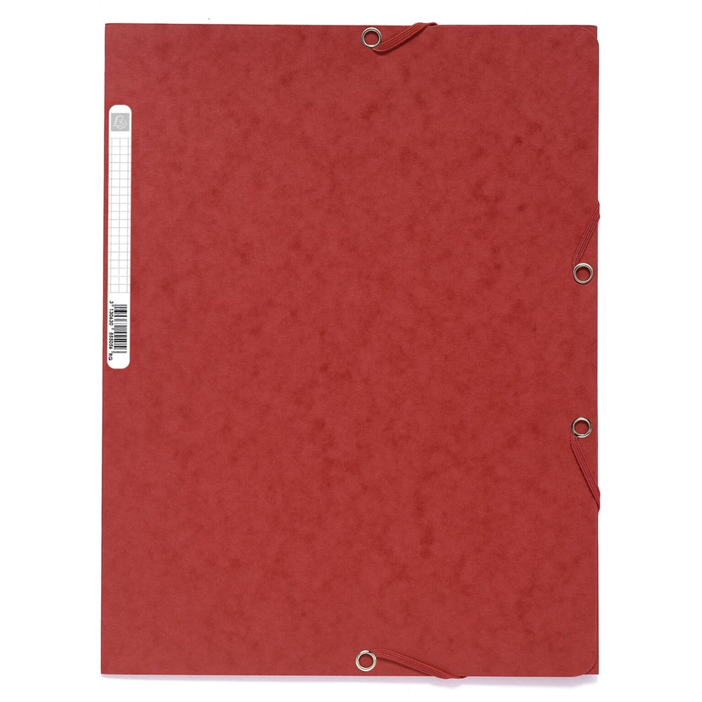 Chemises à élastiques A4, 3 rabats (lot/10) - couleurs assorties