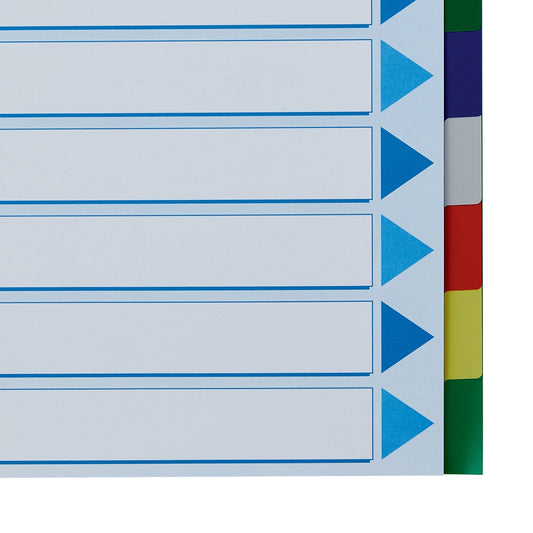 Intercalaires en polypropylène A4 extra larges - 10 positions