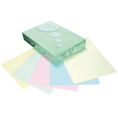 Papier couleur pour photocopieuse A4 160 g/m² couleurs pastels - 1000 feuilles