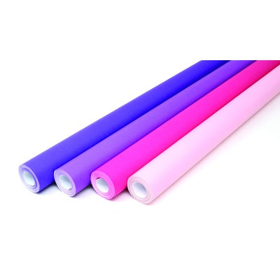 Rouleau de papier pour affiches inaltérable 1218 mm x 15 m (lot/4) - Nuances de violet/rose