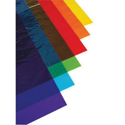 Feuilles de film cellophane A4 couleurs assorties (lot/48)