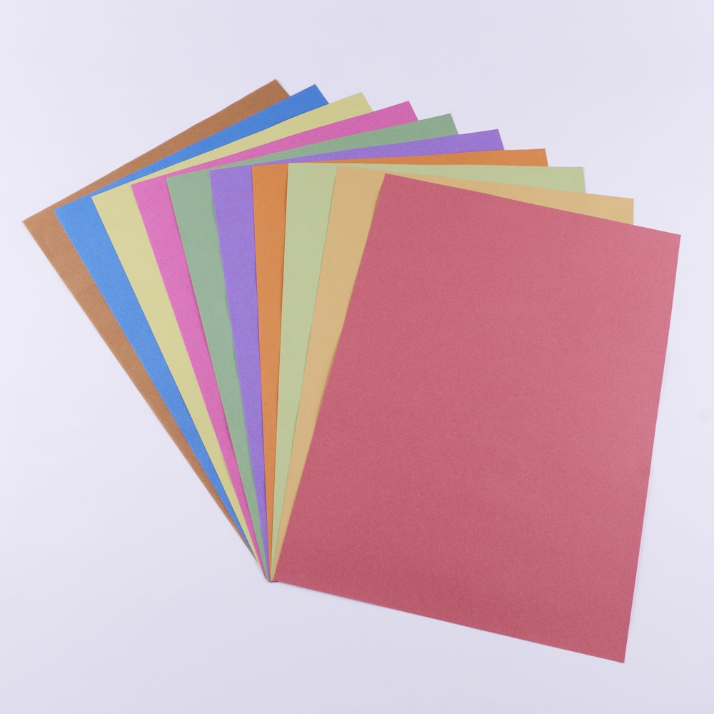 Papier construction 100 g/m² - A1 (lot/100) - couleurs assorties