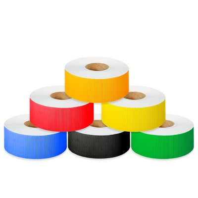 Rouleaux de bordure ondulée à bords droits (lot/6)