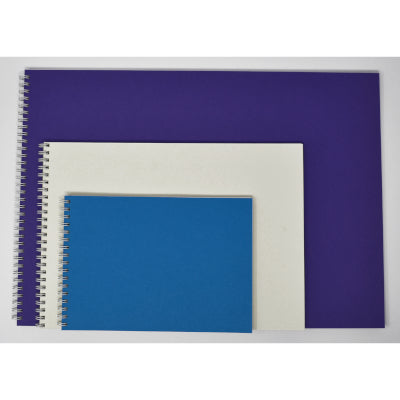 Carnet de croquis A5 à spirale - couverture bleue