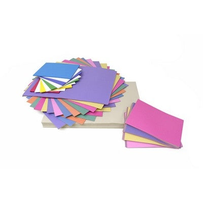 Assortiment de papiers colorés pour la classe 500 feuilles