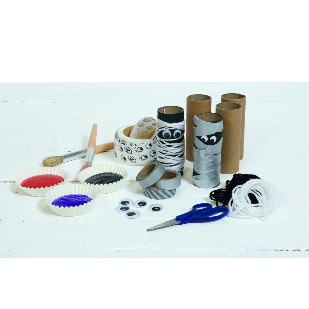 Gomettes yeux en rouleau (lot/1000 paires) - noir et blanc