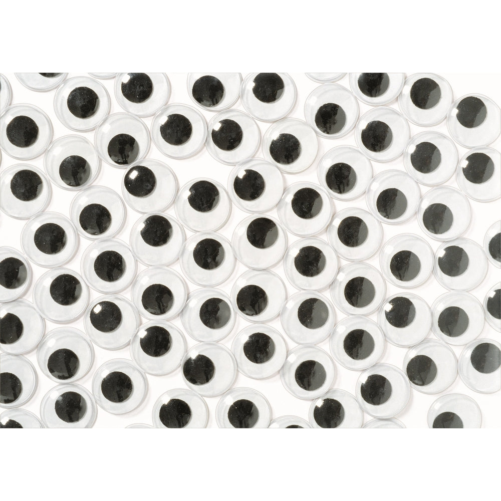 Yeux mobiles noirs géants (lot/100)