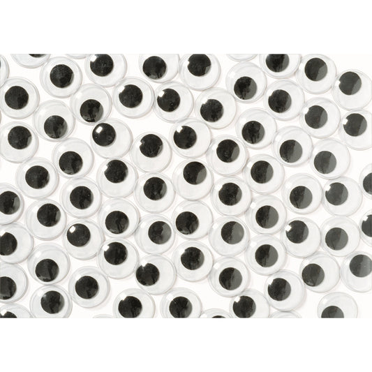 Yeux mobiles noirs géants (lot/100)