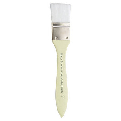 Pinceaux à laver blancs (lot/5)