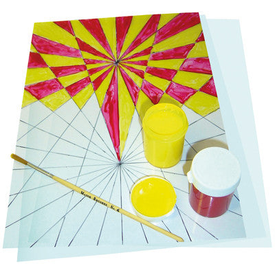 Feuilles pour peinture en PVC A4 transparentes (lot/10)