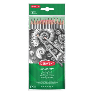 Crayons à dessin Derwent Academy (lot/12)