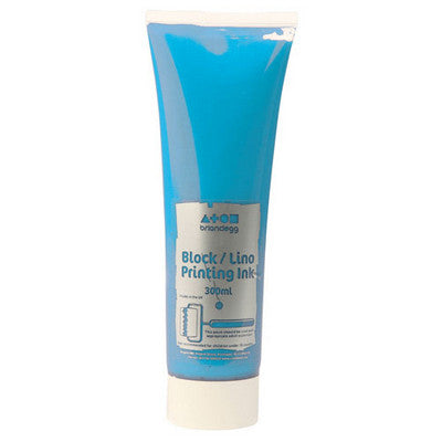 Encres pour impression au bloc 300 ml - turquoise