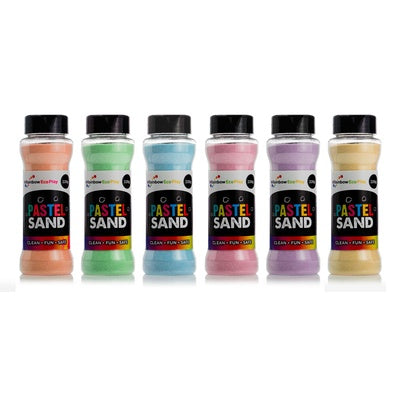 Sable couleurs pastels 220 g (lot/6)