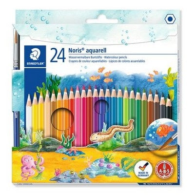 Crayons aquarellables Staedtler Aquarell (lot/12)
