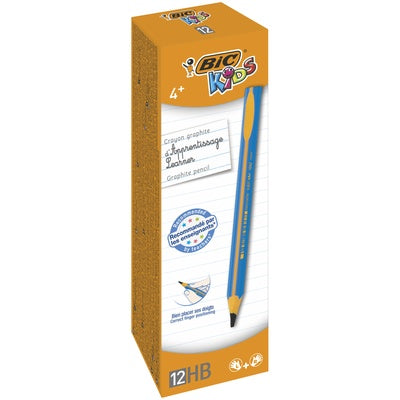 Crayons graphite HB BIC Kids Learner (lot/12)