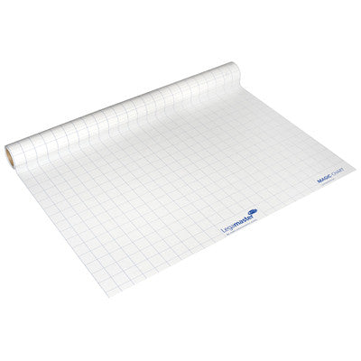 Feuilles tableau blanc A1 Legamaster Magic Chart (lot/25) - quadrillées