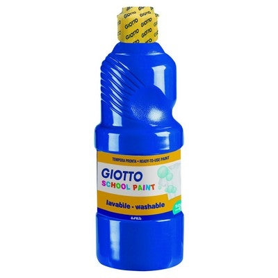 Gouache lavable Giotto School 500 ml - Bleu outremer