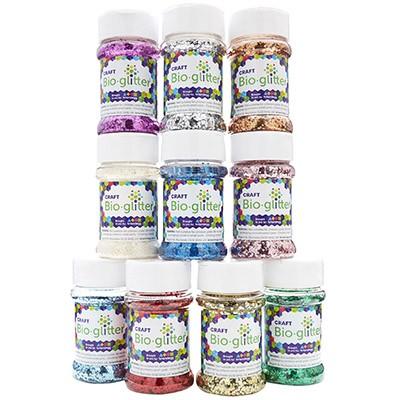 Paillettes biodégradables, flacons de 40 g (lot/10)