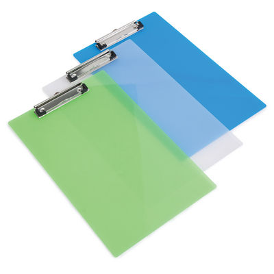 Porte-bloc transparent dépoli A4 - couleurs assorties