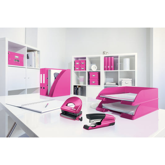 Corbeille à courrier WOW Plus - rose
