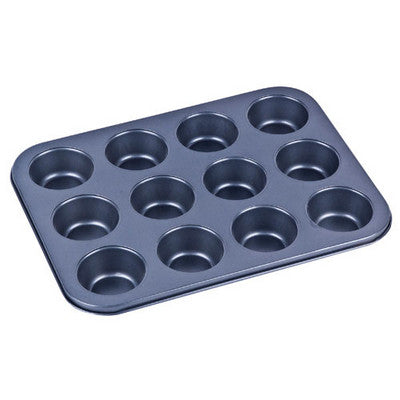 Moule à muffins antiadhésif 350 x 270 x 30mm - noir
