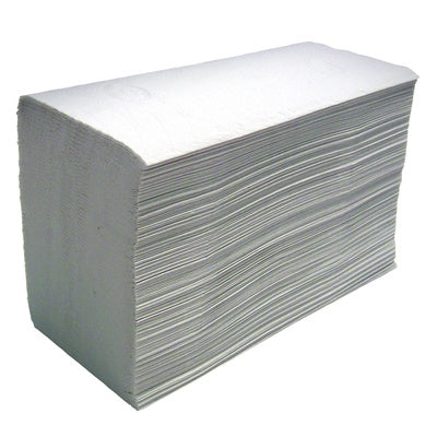 Essuie-mains KCS plié en Z 2 plis blanc, boîte de 3000