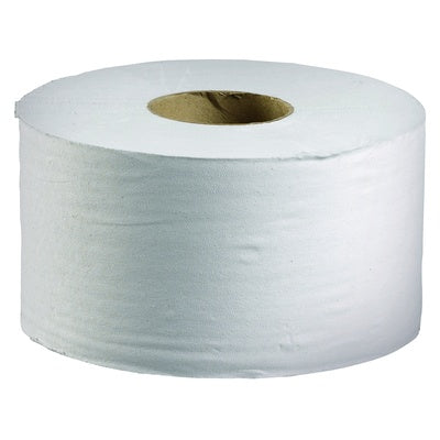Rouleau de papier toilette KCS Jumbo 2 plis blanc (lot/6)