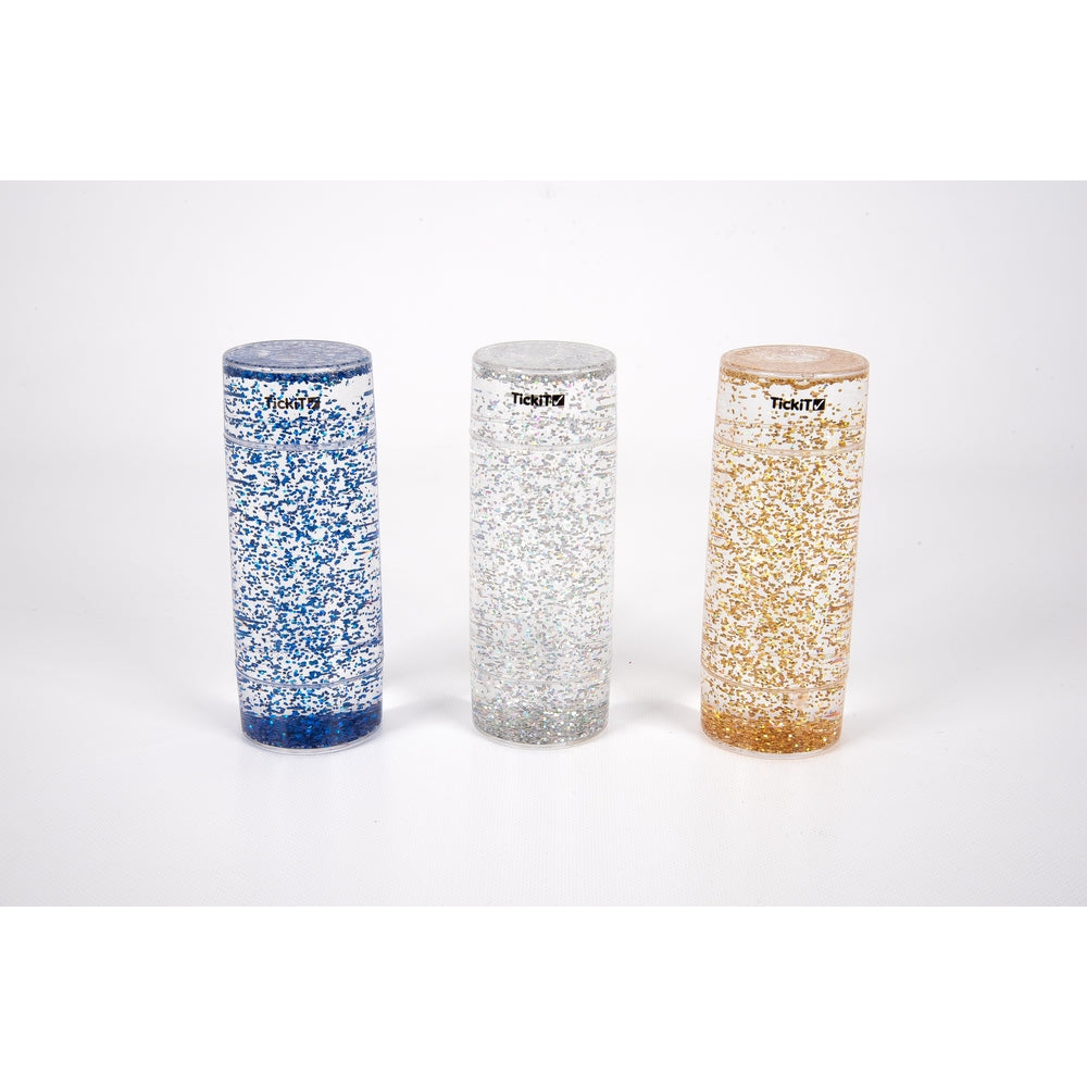 Tubes sensoriels à paillettes (lot/3)