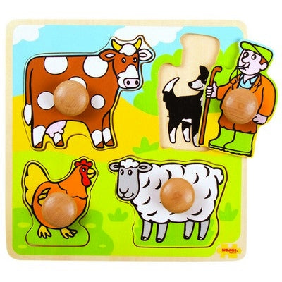 Mon premier puzzle à encastrement Ferme