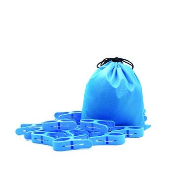 Grand pinces à linge bleues (lot/20)