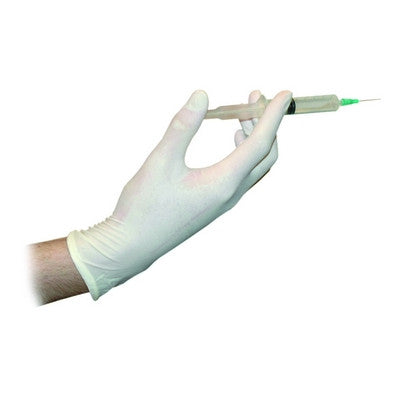 Gants jetables en latex sans poudre (lot/100) - Moyen
