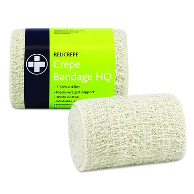 Bandage extensible en crêpe 75 mm x 4 m