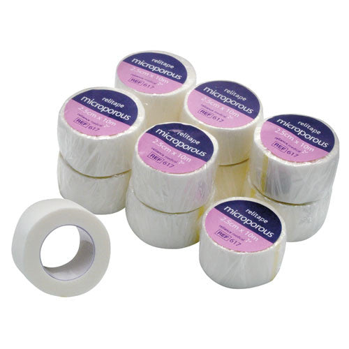 Ruban microporeux 25 mm x 10 m, boîte de 12