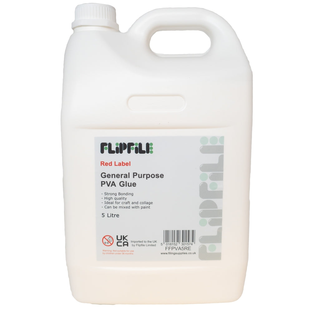 Colle PVA Flipfile Red Label - 5 litres