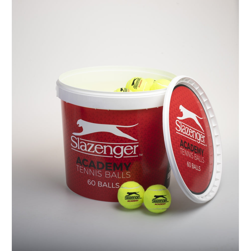 Balle de tennis Slazenger Academy Trainer, seau de 60 balles