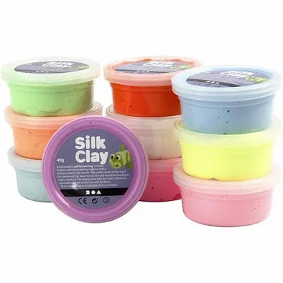 Pâte à modeler Silk Clay (lot/10)
