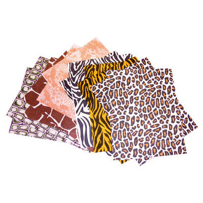 Feutrine Safari assortie (lot/12)