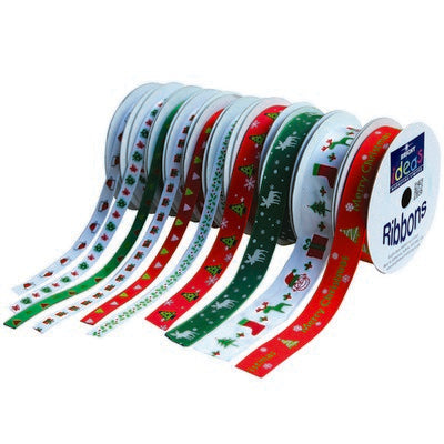 Rubans de Noël 10 x 3 m (lot/10)