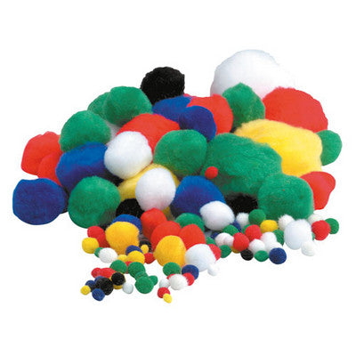 Lot assorti de pompons 454 g