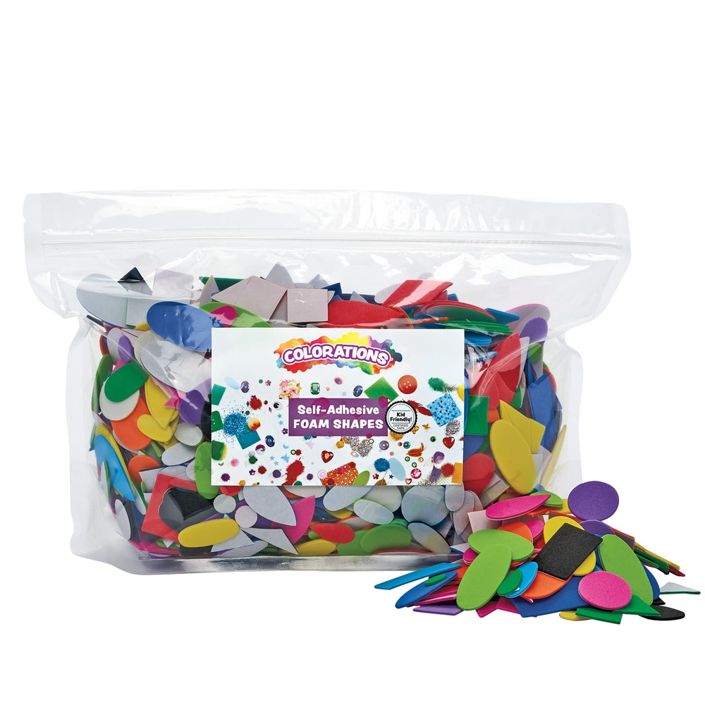 Gomettes formes en mousse (lot/1000)