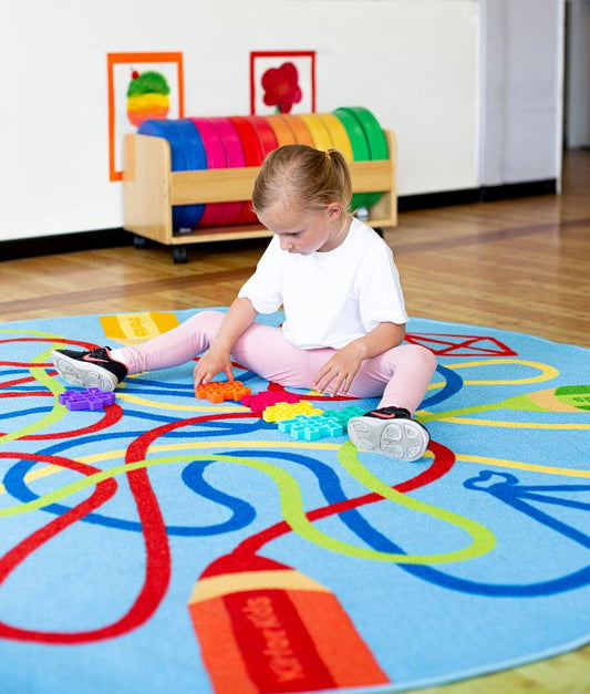 Tapis - tubes de peinture