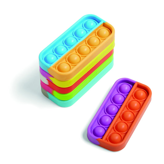 Lot de 6 Pop It sensoriels dix bulles