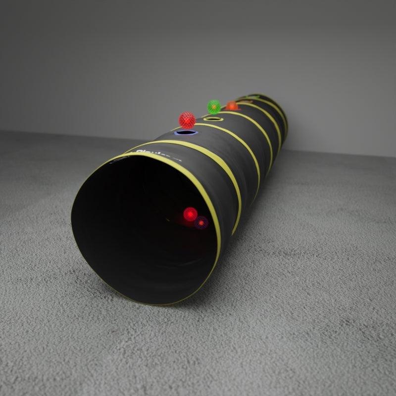 Tunnel sensoriel pop-up avec balles LED