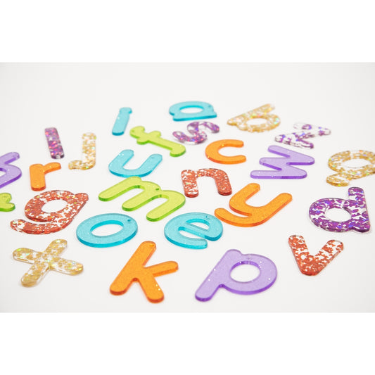 Lettres pailletées arc-en-ciel (lot/26)