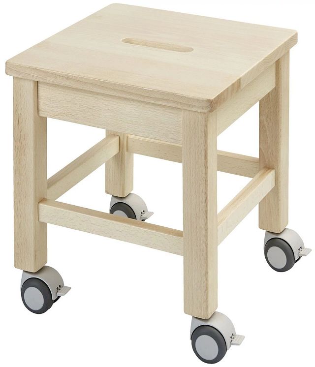 Tabouret à roulettes