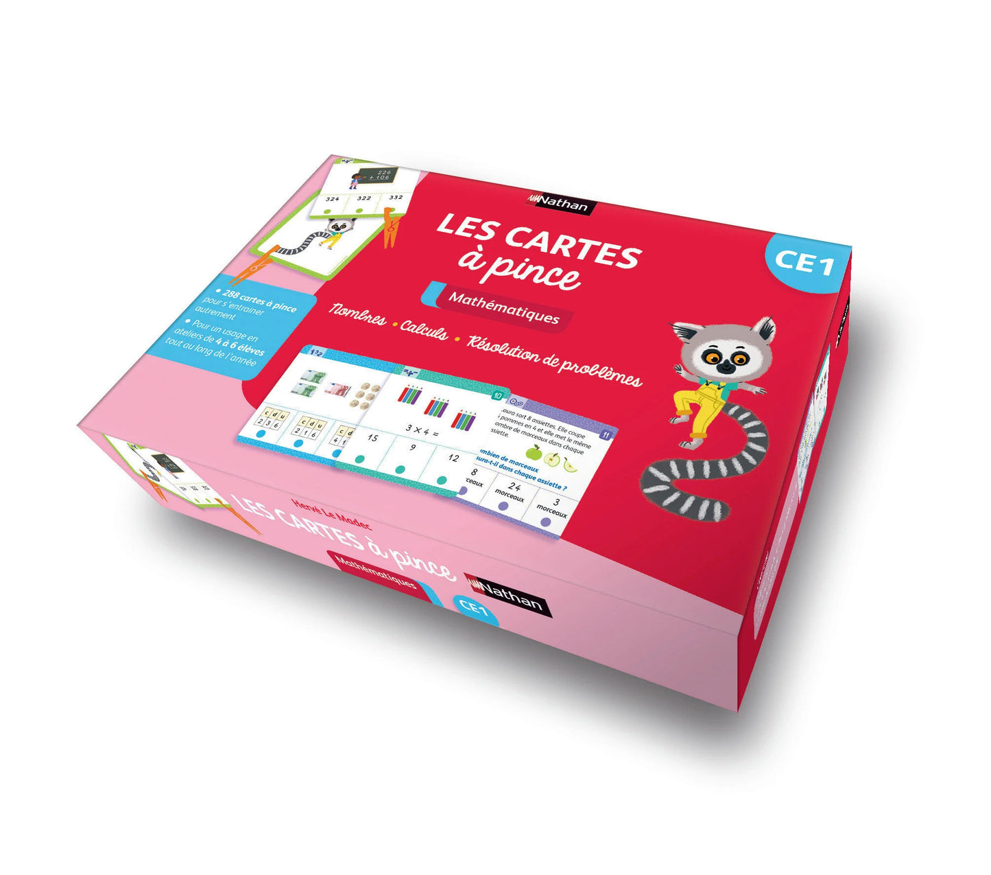 Les cartes à pinces - Lecture CE1