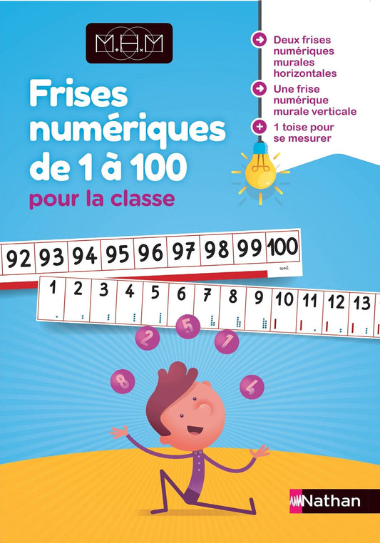 MHM - Lot de 3 frises murales + 1 toise + 1 livret