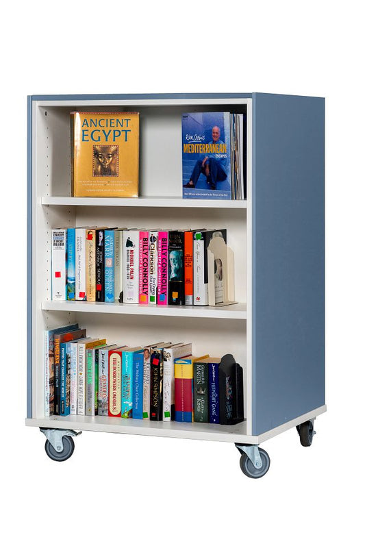 Travée double-face Everna™ Mobile H1200 mm Explore 1/4 - bleu brume