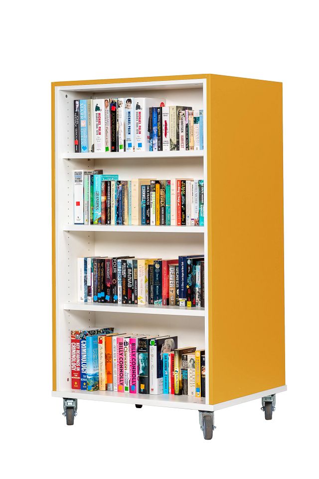 Travée double-face Everna™ Mobile H1500 mm Explore 1 - jaune curry