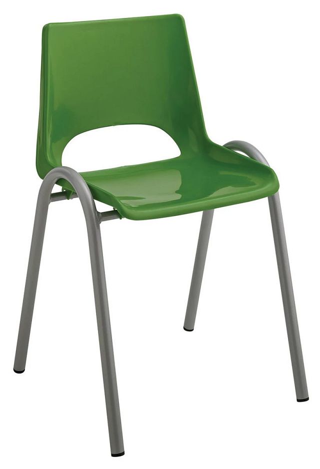 Chaise coque plastique taille 3 - coque verte